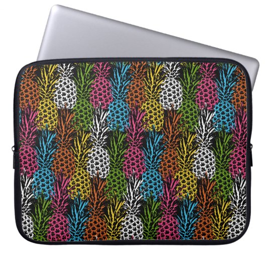 Ananas, frei und süß laptopschutzhülle (Vorderseite)