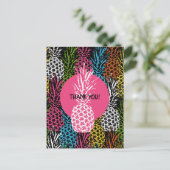 Ananas, frei und süß postkarte (Stehend Vorderseite)