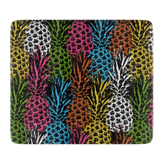 Ananas, frei und süß schneidebrett (Vorderseite)