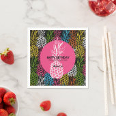 Ananas, frei und süß serviette (Beispiel)