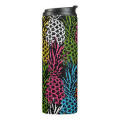 Ananas, frei und süß thermosbecher (Nach links gedreht)