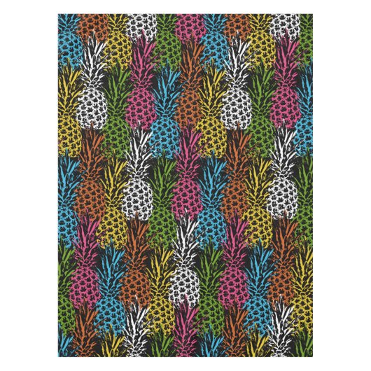 Ananas, frei und süß tischdecke (Vorderseite)