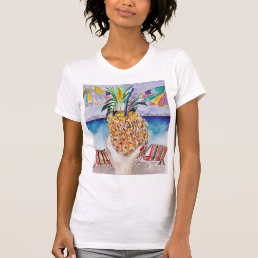 Ananas frisch T-Shirt (Vorderseite)