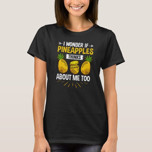Ananas Frucht Pflanze Juice Funny Hawaiian Quotes T-Shirt (Vorderseite)