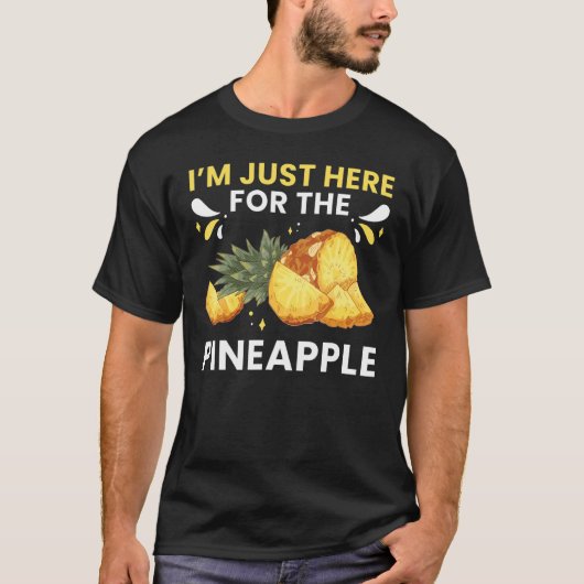 Ananas Frucht Pflanze Juice Funny Hawaiian Quotes T-Shirt (Vorderseite)