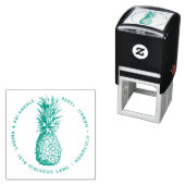 Ananas Frucht Rücksendeadresse Hawaii Botanisch Permastempel (Beispiel)