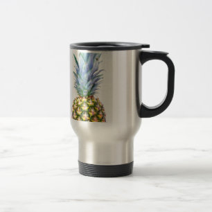 Ananas Frucht Strand Dessert Bunt Tropisch Reisebecher
