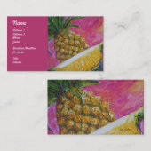 Ananas-Frucht-Visitenkarten Visitenkarte (Vorne/Hinten)
