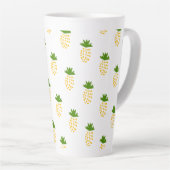 Ananas Früchte Muster  Milchtasse (Rechte Ecke)