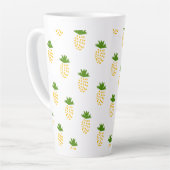Ananas Früchte Muster  Milchtasse (Linke Ecke)