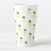Ananas Früchte Muster  Milchtasse (Vorderseite)