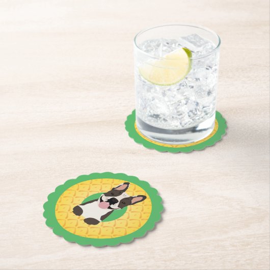 Ananas-Früchte Untersetzer (Vor Ort)