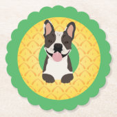 Ananas-Früchte Untersetzer (Vorderseite)