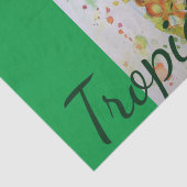 Ananas Fruchtfutter tropische Früchte Orange Limon Seidenpapier (Detail)