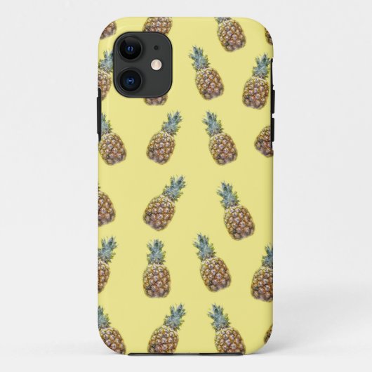 Ananas Fruchtmuster Case-Mate iPhone Hülle (Rückseite)