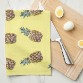 Ananas Fruchtmuster Geschirrtuch (Viertel Falte)
