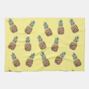 Ananas Fruchtmuster Geschirrtuch