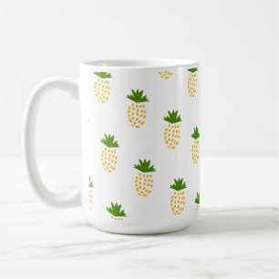 Ananas Fruchtmuster Kaffeetasse