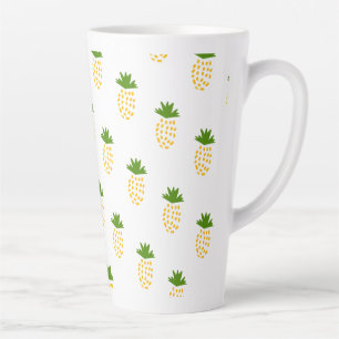 Ananas Fruchtmuster Milchtasse