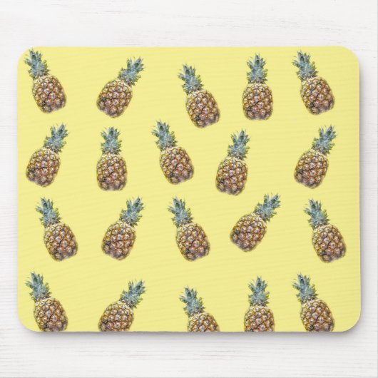 Ananas Fruchtmuster Mousepad (Vorne)
