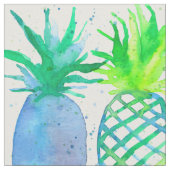 Ananas Fruchtmuster Stoff (Nahaufnahme)