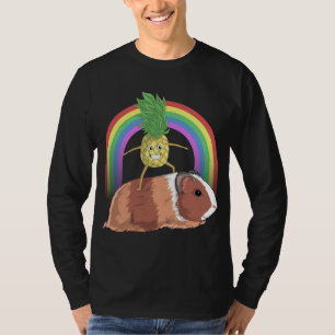 Ananas Fruchtreitende Guinea Schweinegrippe Niedli T-Shirt