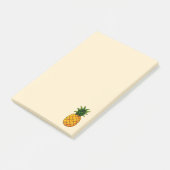 Ananas - Fruchtsammlung - Post-it Klebezettel (angewinkelt)
