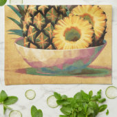 Ananas Fruchtschale Geschirrtuch (Gefaltet)