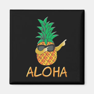 Ananas Fruit Aloha Beaches Hawaii - Surf neu Magnet