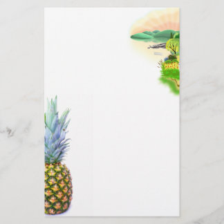 Ananas Fruit Beach Dessert Colorful Tropical Flyer