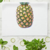 Ananas Fruit Beach Dessert Colorful Tropical Geschirrtuch (Gefaltet)