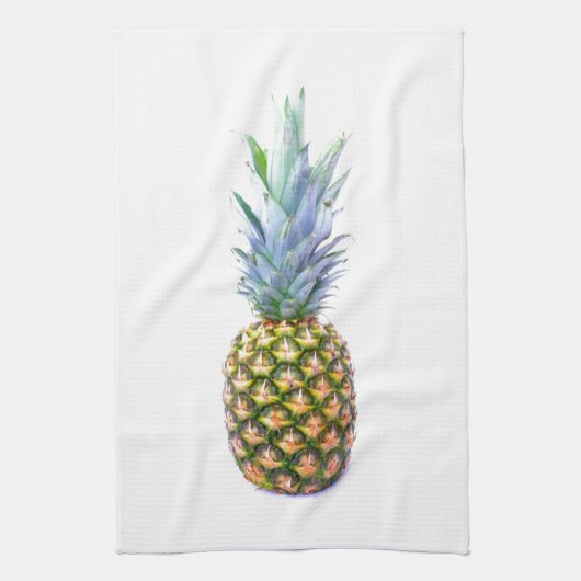 Ananas Fruit Beach Dessert Colorful Tropical Geschirrtuch (Vertikal)