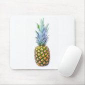Ananas Fruit Beach Dessert Colorful Tropical Mousepad (Mit Mouse)