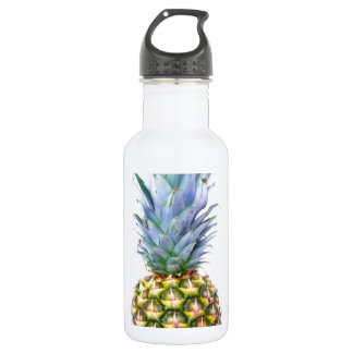 Ananas Fruit Beach Dessert Colorful Tropical Trinkflasche