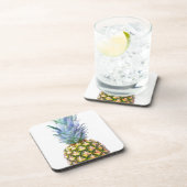 Ananas Fruit Beach Dessert Colorful Tropical Untersetzer (Rechte Seite)