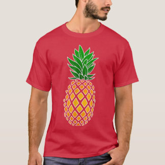 Ananas Fruit Diamond Shape Artwork 13092833 T-Shirt