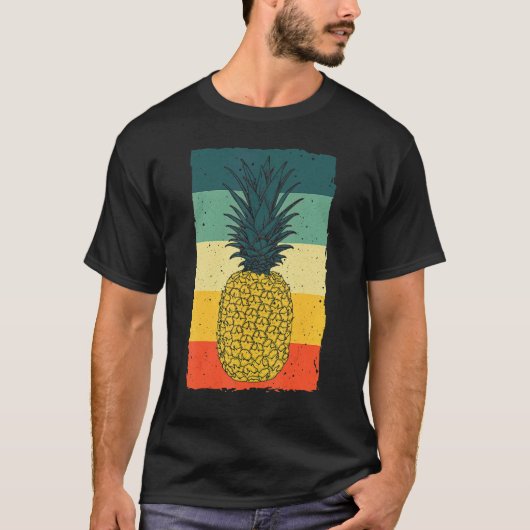 Ananas für Männer Ananas Ananas Hawaiischer Sommer T-Shirt (Vorderseite)