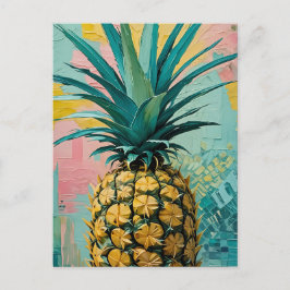 Ananas-Fusion Feiertagspostkarte
