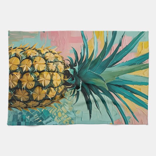 Ananas-Fusion Geschirrtuch (Horizontal)