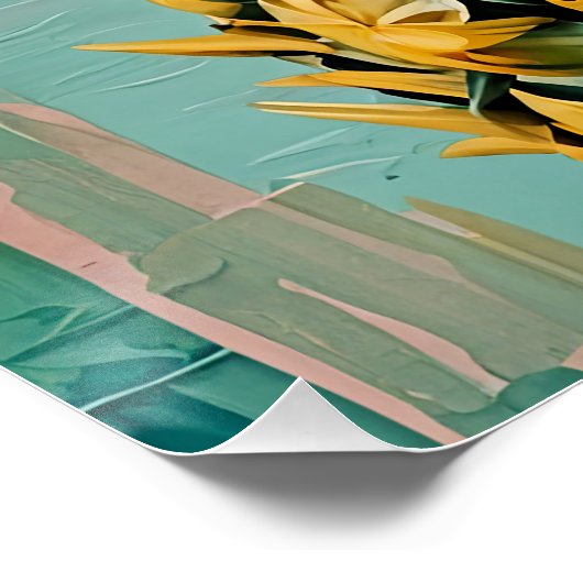 Ananas-Fusion Poster (Ecke)