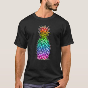 Ananas Gay Lesbian Rainbow Tropical LGBTQ Pinea T-Shirt