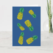 Ananas Geburtskarte Karte (Vorderseite)