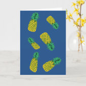 Ananas Geburtskarte Karte (Gelbe Blume)