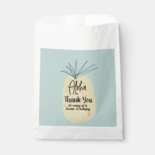 Ananas Geburtstag Tropischer Sommer Aloha Danke Geschenktütchen