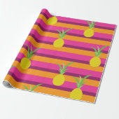 Ananas Geburtstagsparty Geschenkpapier (Ungerollt)