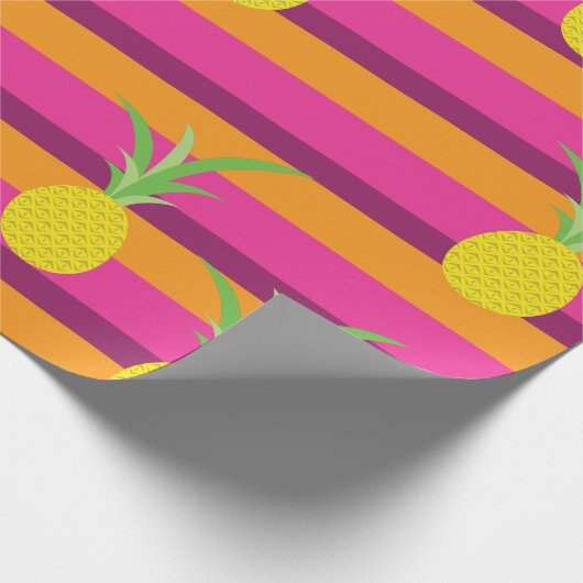 Ananas Geburtstagsparty Geschenkpapier (Ecke)
