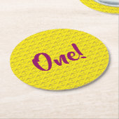 Ananas Geburtstagsparty Runder Pappuntersetzer (Angewinkelt)