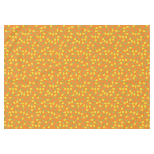 Ananas Geburtstagsparty Tischdecke (Vorderseite (Horizontal))