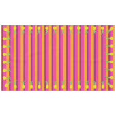 Ananas Geburtstagsparty Tischdecke (Vorderseite (Horizontal))