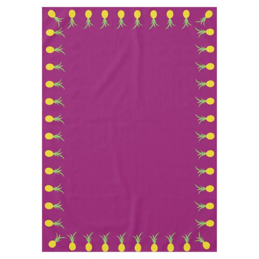 Ananas Geburtstagsparty Tischdecke (Vorderseite)